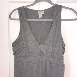 Motherhood maternity gray summer T-shirt dress